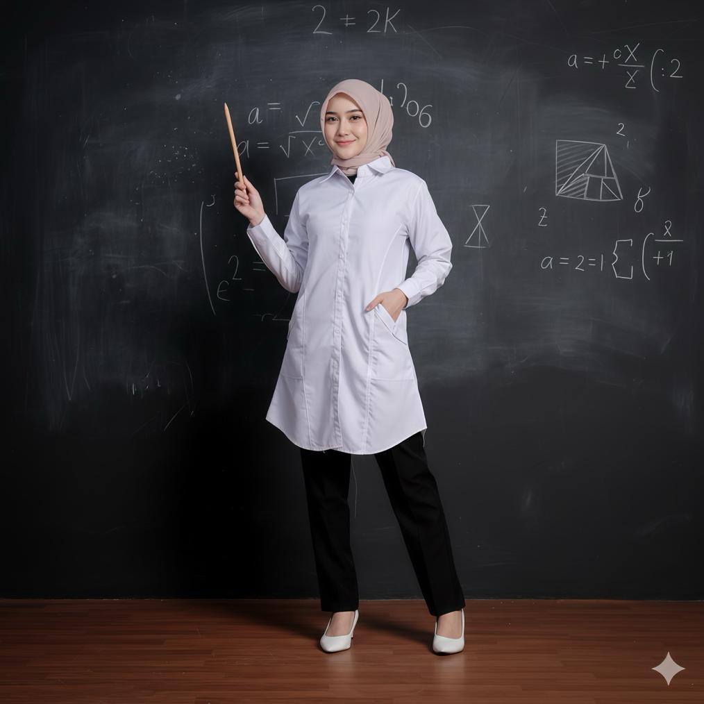 HOT DEALS KEMEJA PUTIH/KEMEJA KANTOR/TUNIK POLOS PUTIH/BAJU PPL/BAJU PNS/JuBii.id