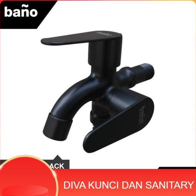 kran cabang stainles hitam Keran Keran kran  mesincuci Baja Wastafel