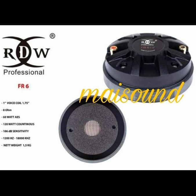 DRIVER TWEETER RDW FR6 DRIVER TWITER RDW FR 6