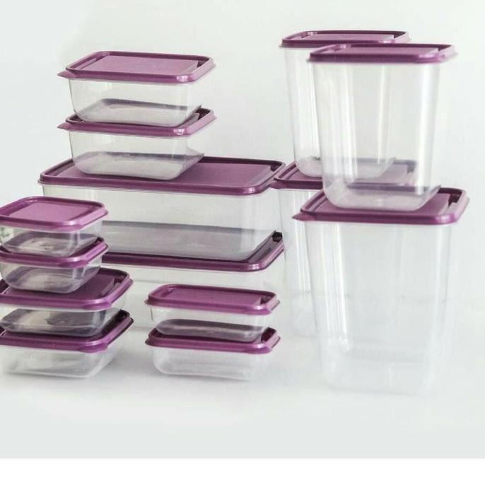 TOPLES PLASTIK 14 PCS WADAH PLASTIK MAKANAN WADAH SAYURAN BOX BUAH