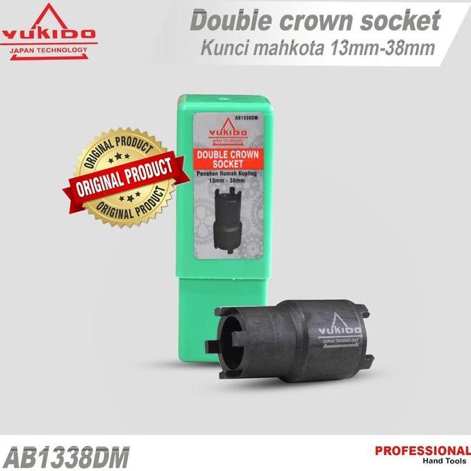 YUKIDO Kunci Sock / Mata Sock Mahkota / Double Crown Socket A ready