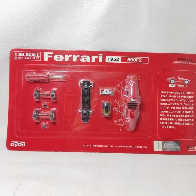 Promo Dydo Kyosho Diecast Ferrari 500F2 No 12 (1952) 1/64 A. Ascari World Champion Italy GP formula 