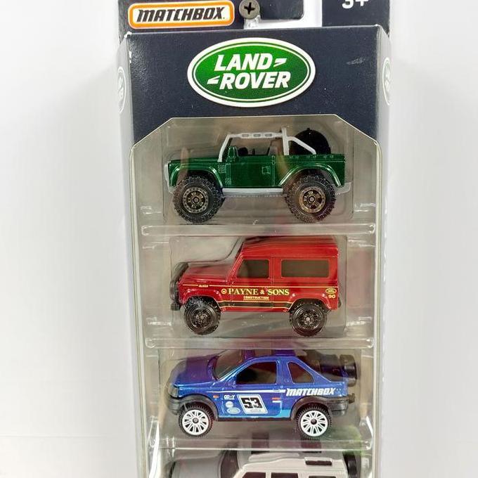 Promo Matchbox Gift Pack Land Rover SVX Discovery Defender Freelander Ninety Diskon