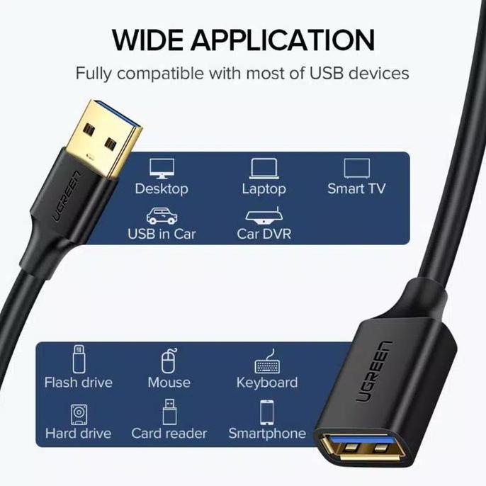 Ready Ugreen Usb 3.0 Extension Male Female - Ugreen Usb Extension 3.0 Fast