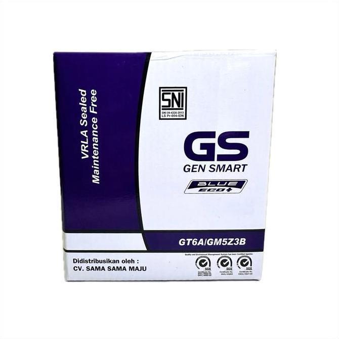 Promo Aki Motor Yamaha Mio Sporty GM5Z GS Accu Kering Diskon