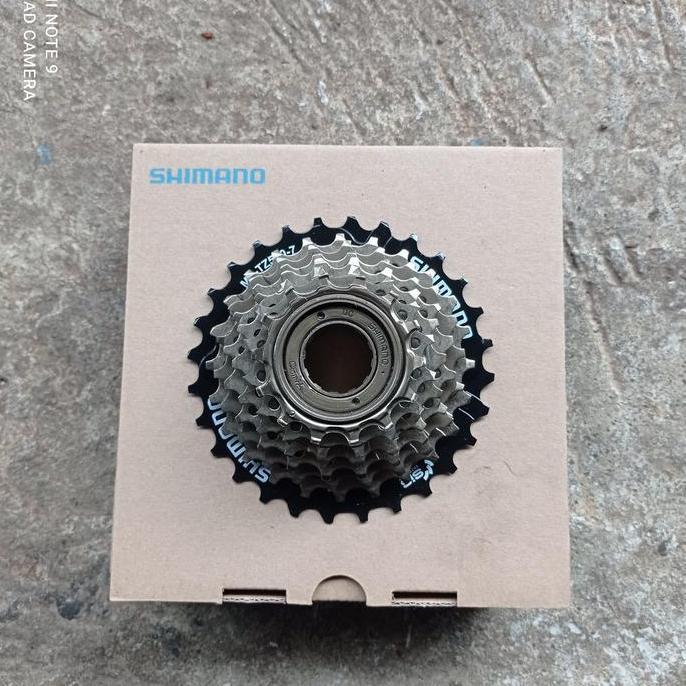freewheel sprocket shimano original 7sp 7speed 7 speed TZ500 14-28T ulir drat