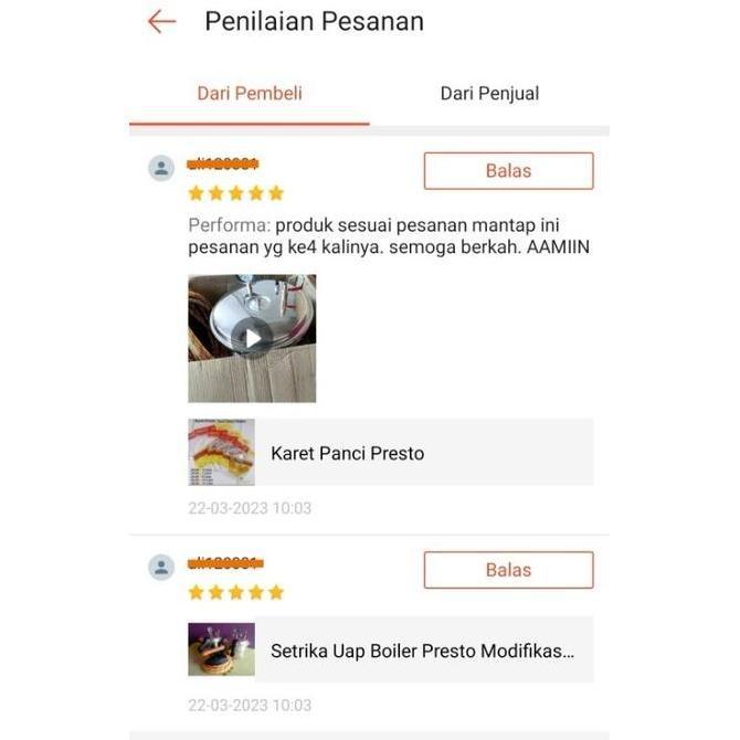 Setrika Uap Boiler Presto Laundry 12 Liter + Steamtrap