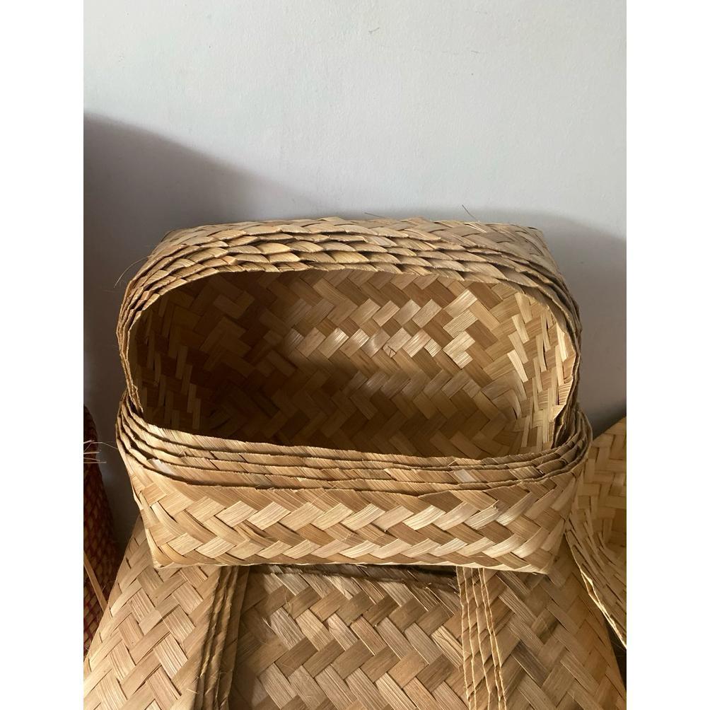 Besek Bambu 40X25X15 Besek Jumbo Besek Persegi Panjang Besek Merpati