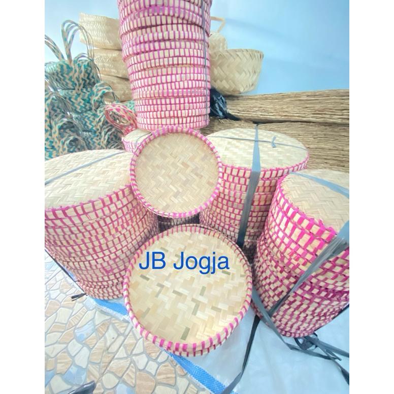 Tampah Bambu Tampah Bambu Mini 23Cm Tempah Kue Dan Tumpeng