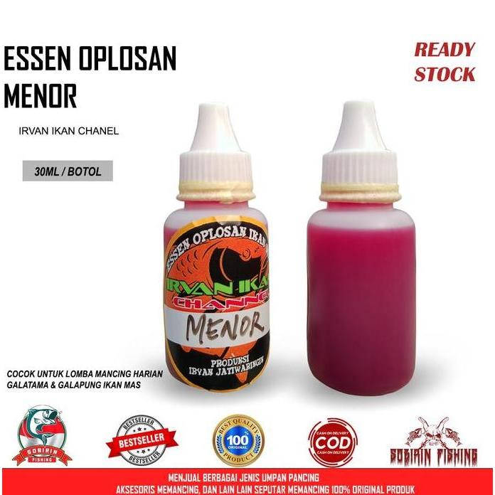 Essen Oplosan Menor Irvan Ikan 30Ml - Essen Ikan Mas Oplosan R-Bun Allshop