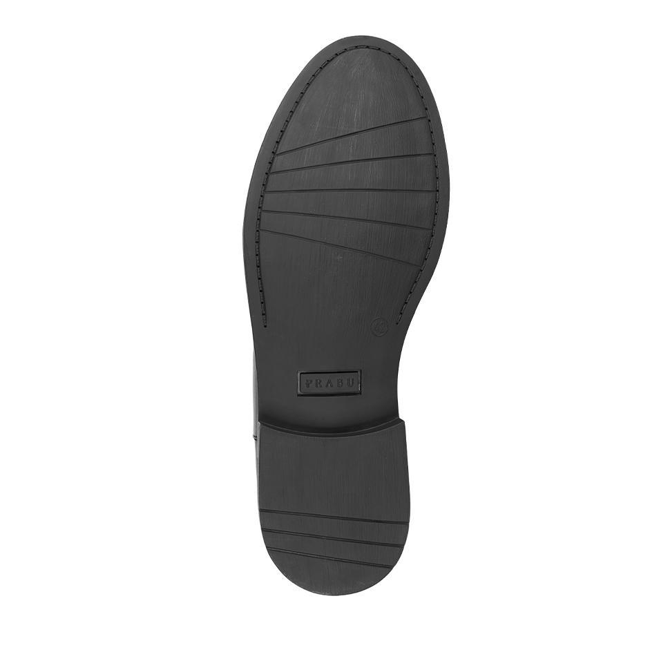 ORIGINAL PRABU - SEPATU KULIT CHELSEA BOOTS PRIA AKSA BLACK HITAM