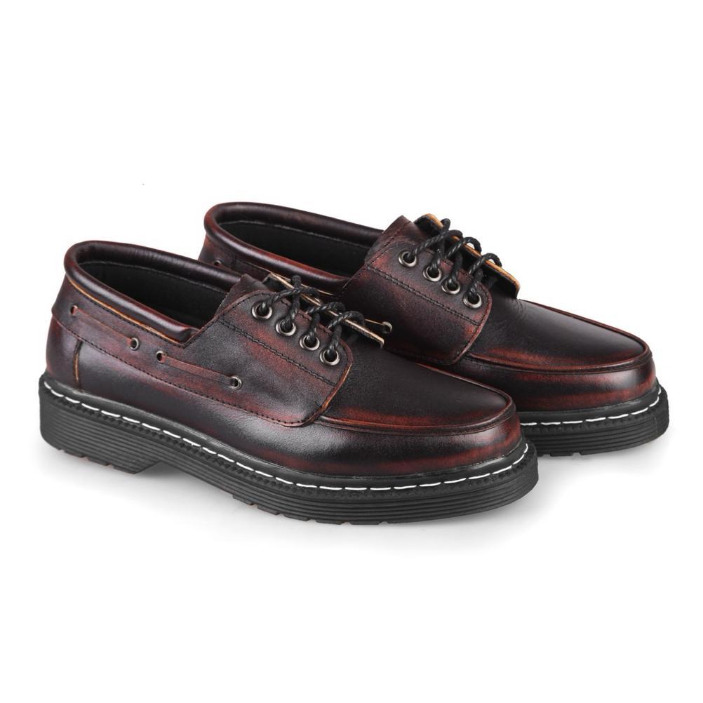 MURAH AZCOST - SEPATU BOOTS PRIA ZAPATO BURGUNDY
