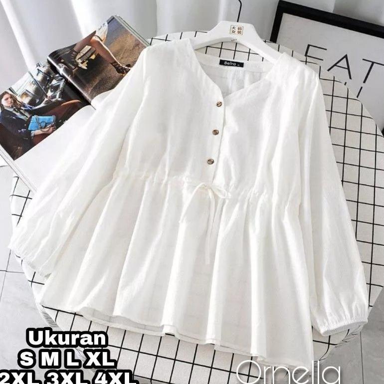 big promo ornella blouse baju atasan wanita busui - blouse oversize korea terbaru 2022 pakaian wanit