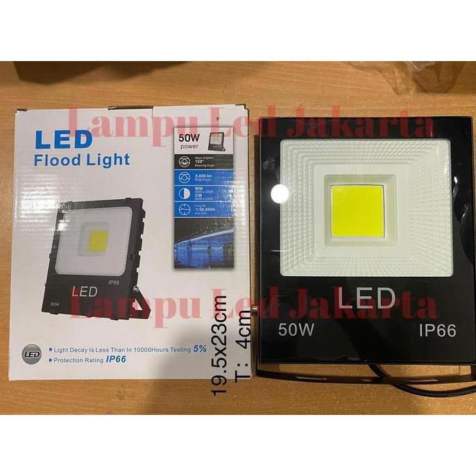 Lampu sorot LED 50watt. Lampu tembak LED 50w 50watt. Floodlight 50watt ready
