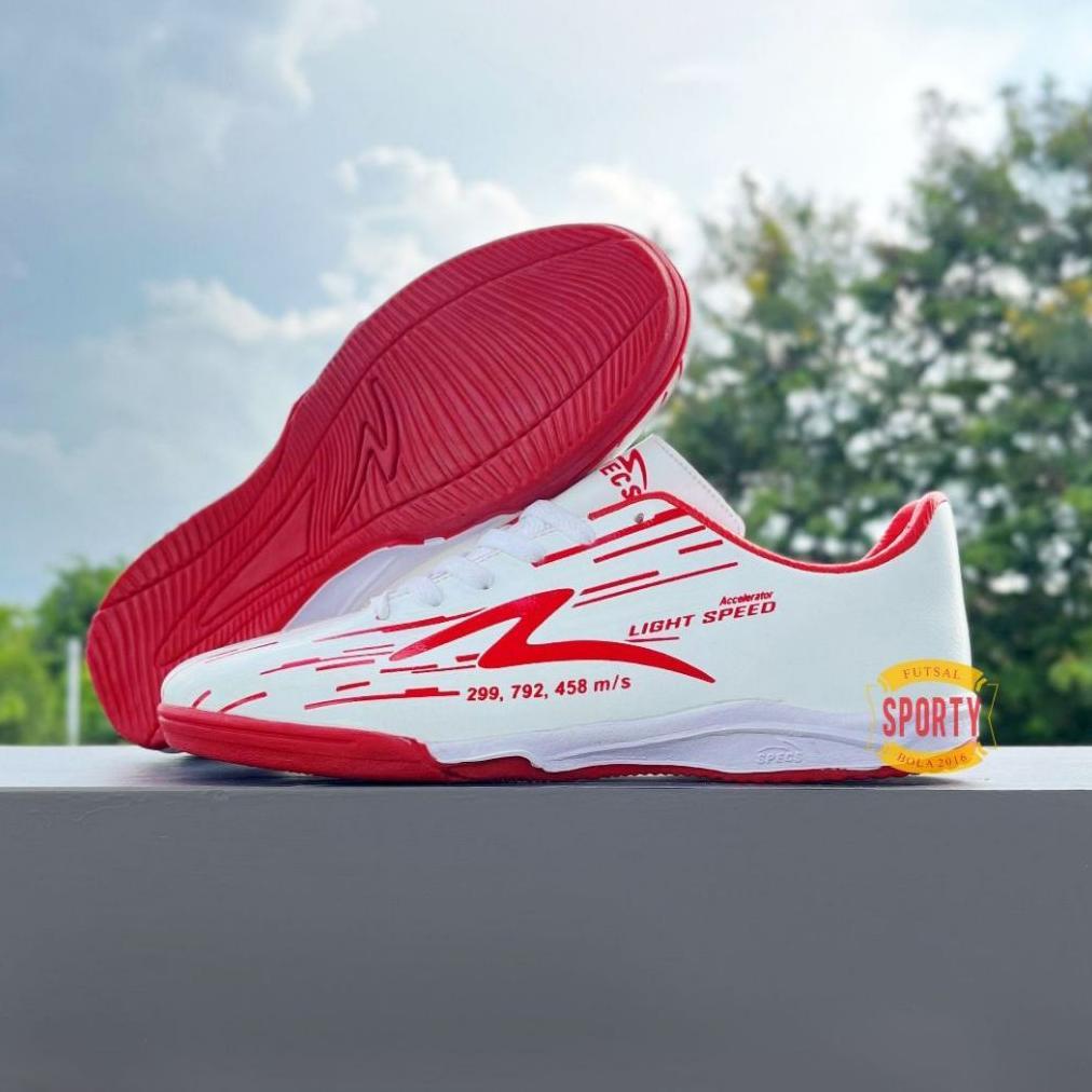 PREMIUM SEPATU FUTSAL SPECS LIGHTSPEED REBORN SIZE 37 38 COD BISA BAYAR TEMPAT DAN BERGARANSI TOKO