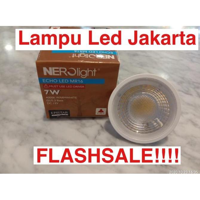 MR16 LED NERO 7WATT DC 12V. MR16 DC 12V murah ready