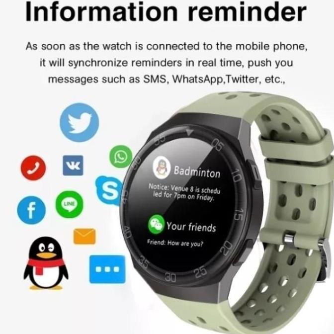 TERLARIS - Lige smart watch jam tangan pintar heartrate oximeter