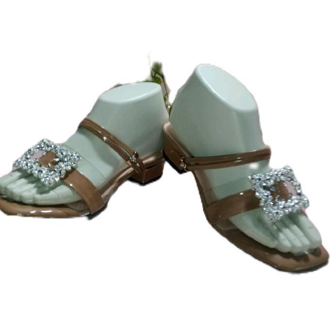 DV295 - sandal heels dns 41 wanita kekinian hak3cm