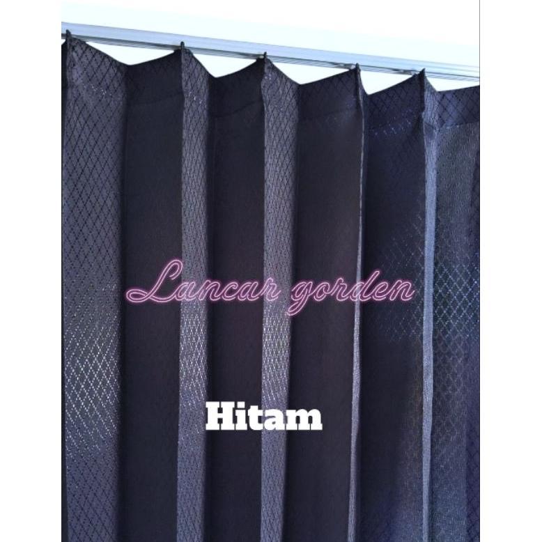 Tahan Lama Gorden Jendela Sido Polos/Gorden Pintu Vanesa Model Plisket/Tirai Jendela Kamar