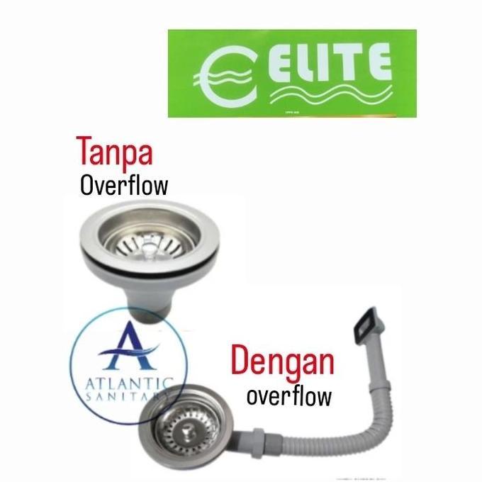 Afur Bak Cuci Piring Overflow Merk Elite Ori/Afur Sink Overflow Elite