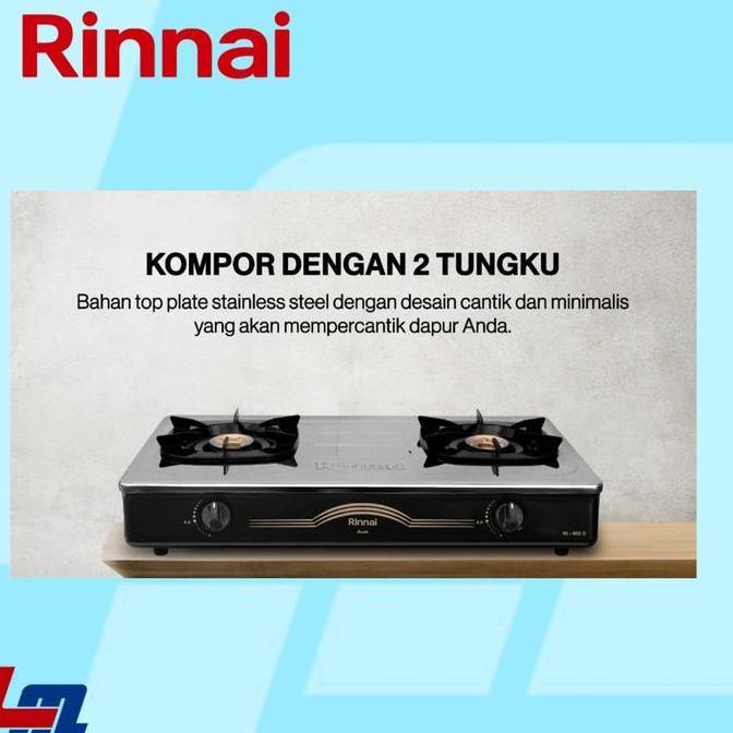 Rinnai Kompor 2 Tungku Ri-602E / Ri 602E / Ri602E