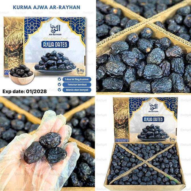 OISHION KURMA AJWA AR RAYHAN 5KG AJWA RAYHAN 5KG AJWA AR-RAYHAN 5KG AJWA 5KG AJWA PREMIUM 5KG KURMA 