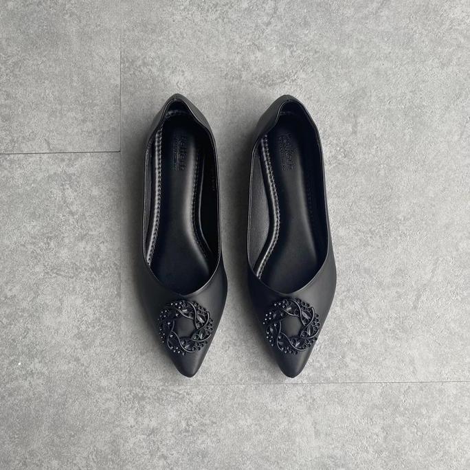 DF102 - Felfeth - Flatshoes Wanita Elegan| Pansus Kerja Kekinian| Flat Shoes Kuliah| Sepatu Balet Hi