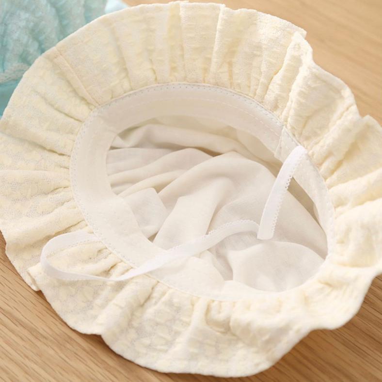 Premium 3-9 Bulan Topi Anak Bayi Model Renda Putih