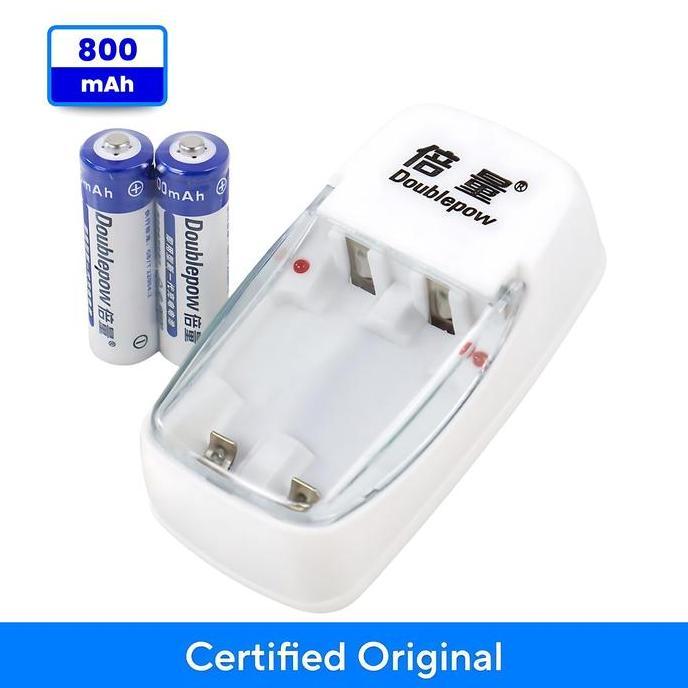 Batre AA Rechargeable Set Charger Baterai AAA AA original