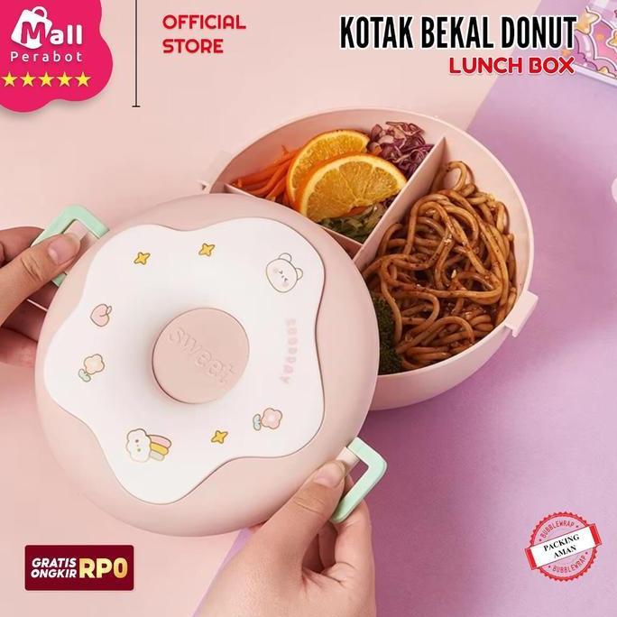 QANTASH Mall Perabot | Tempat Makan Anak / Lunch Box Anak | Kotak Bekal Anak Karakter Lucu Dan Unik