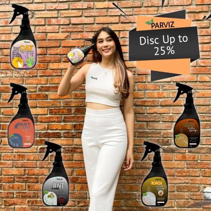 ANTI SEMUT MOBIL RUMAH RACUN PENGUSIR SEMUT ALAMI SPRAY PARVIZ