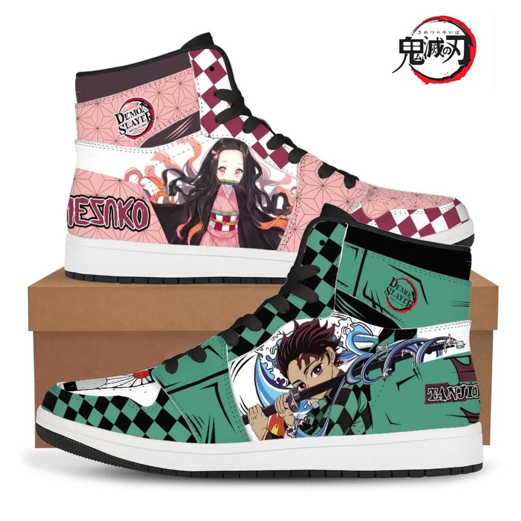 Demon Slayer Kimetsu No Yaiba Sneakers Basketball Anime Fashion Men's Shoes Women's Shoes Unisex Cas