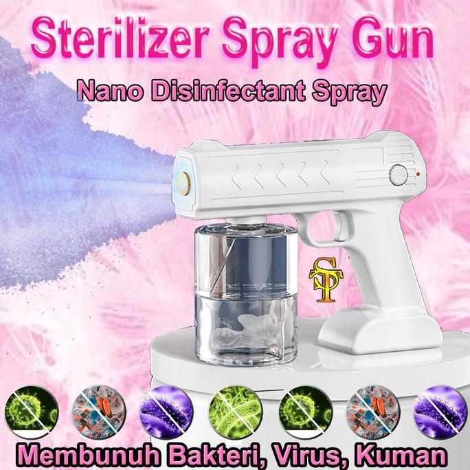 Nano Spray Gun Disinfektan / Spray Gun Portable Wireless Sterilizer
