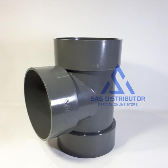 (Dus 48 pcs) TEE 3" inch D Orbit | Tee 3" inch PVC | Leter T 3" inch | Tee Pipa 3" PVC | Tee Pralon