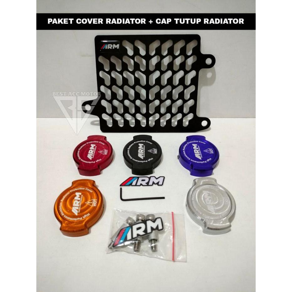 Paket Cover Radiator Cap Tutup Radiator Vario 125 150 Cover Radiator Vario 125 150 Pcx 150 Adv 150 O