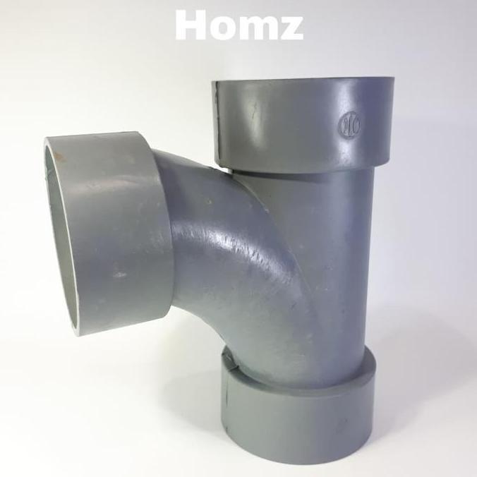 SL Tee Way D 3" inch 90 derajat Pvc / T Y 3 in 90 degree /Radius Tee Way 3"