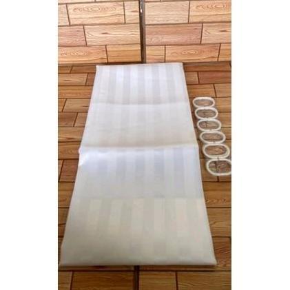 Tirai Kamar Mandi Premium / Tirai Shower / Tirai Hordeng Kamar Mandi / Tirai Kamar Anti Air Terlaris