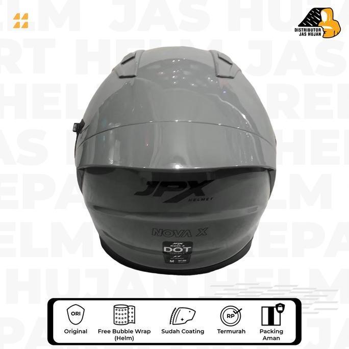 Helm JPX Nova X Solid Grey Glossy
