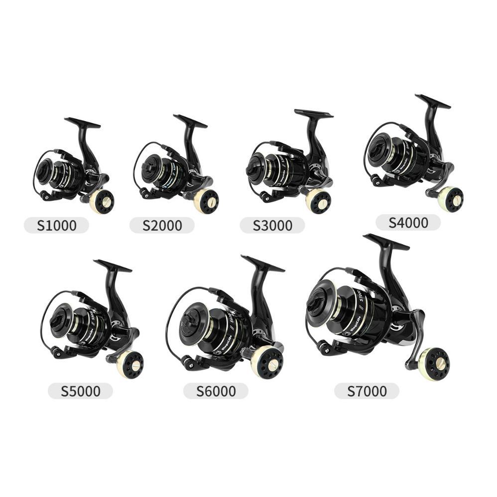 Reel Pancing Spinning Logam 1000-7000 Reel Pancing Laut Alat