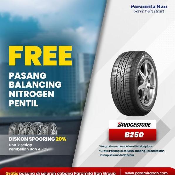 Terlaris Ban Bridgestone B250 185/70 14 Ban Mobil R14