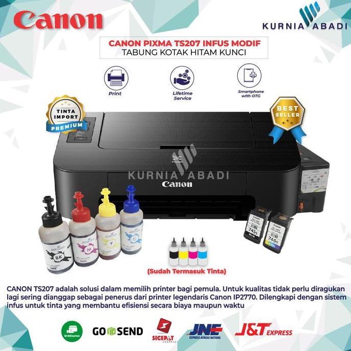 Printer Canon IP 2770 IP2770 Inkjet + Infus Tabung