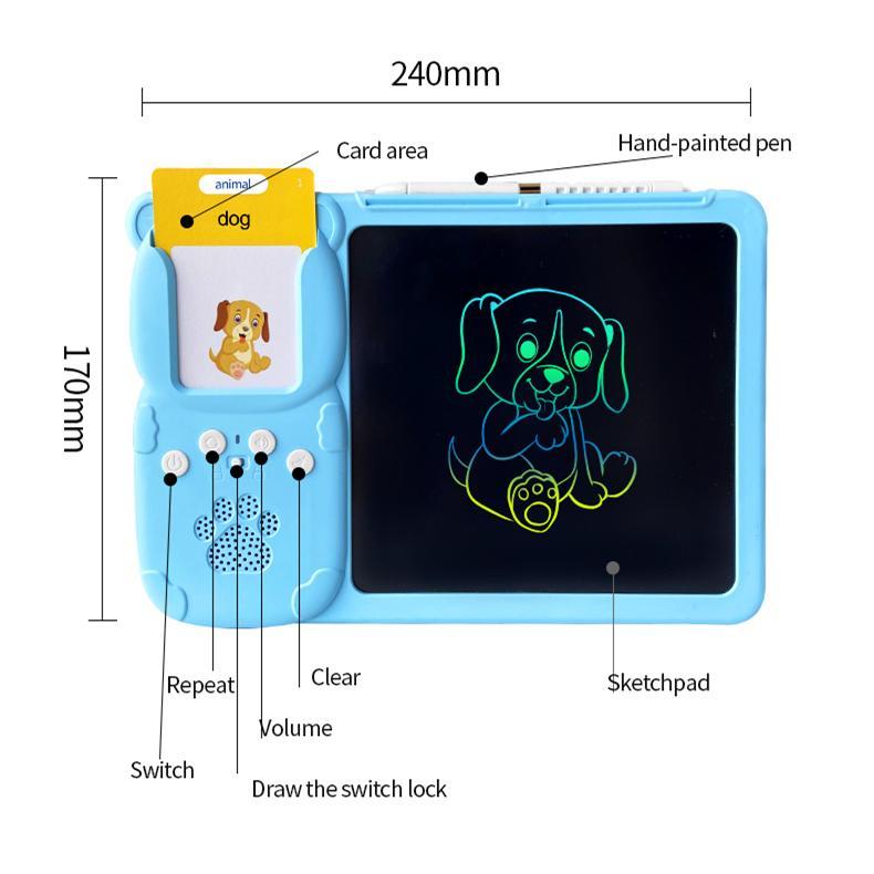 Mainan Tablet Gambar Mesin Pendidikan Mesin Kartu Pintar Alat Tulis Mainan Edukasi Anak