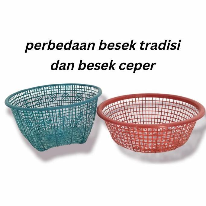Besek Plastik Nasi Berkat/Bakul Hajatan/Keranjang Telur