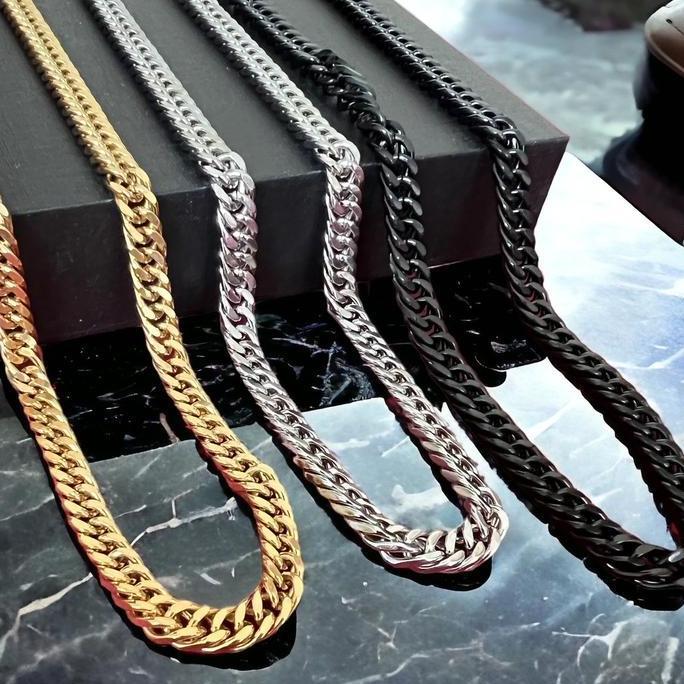 KALUNG TITANIUM Rantai Besar PRIA WANITA ANTI KARAT