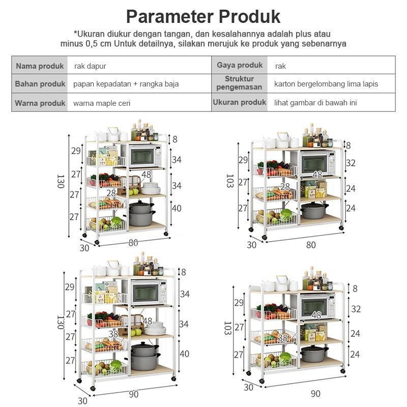 Minimalis Lemari Dapur Minimalis/Rak Oven/Rak Microwave/Rak Oven Microwave/Rak Oven Microwave/Rak Bu