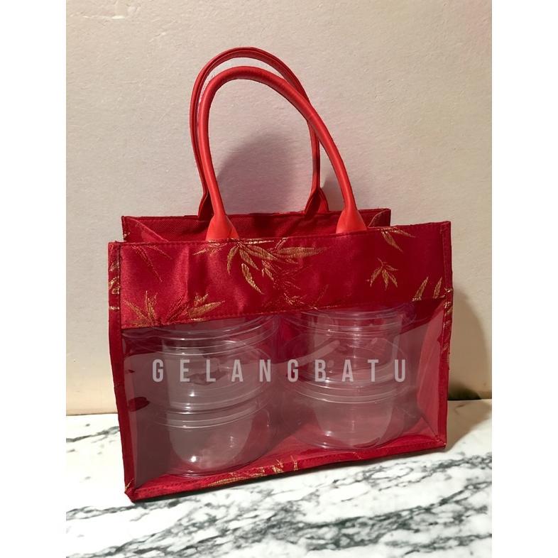 hampers model tas imlek untuk 4 toples kue kering 500 gram