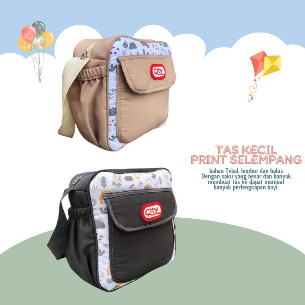 BESTPROMO Tas Bayi Kecil Multifungsi / Tas Bayi Lucu Print