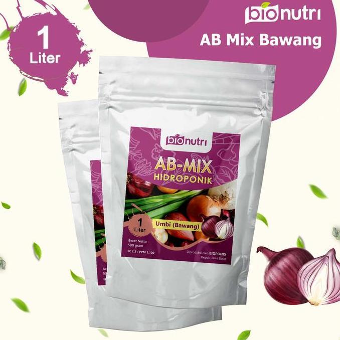 Grdx- Pupuk Nutrisi Ab Mix Hidroponik Umbi Bawang 1 Liter (Bionutri)