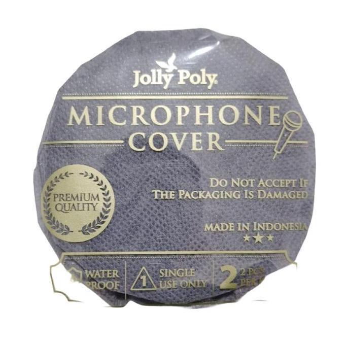 Volwe- Sarung Mic Karaoke / Cover Mic Sekali Pakai - Mic Cover Microphone