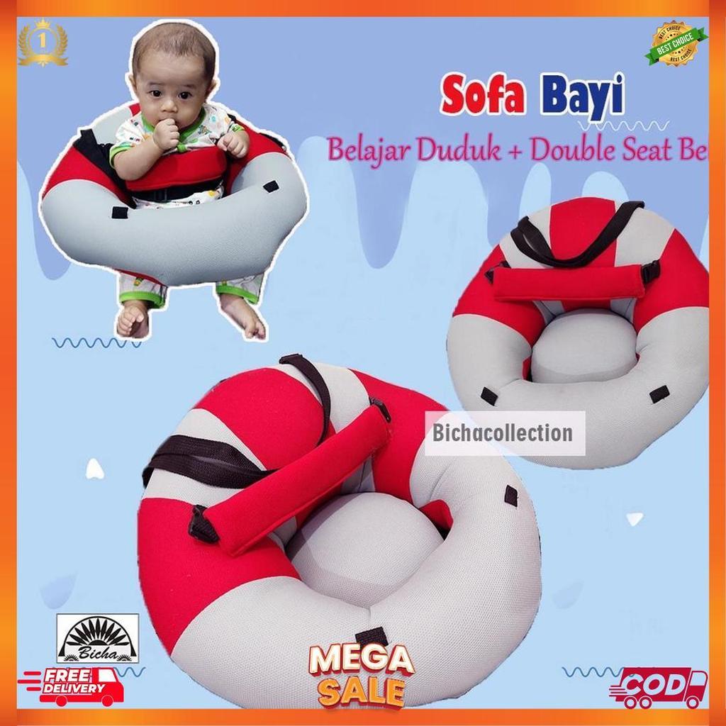 Sofa Bayi Belajar Duduk Sofa Baby Multifungsi Double Safety Belt [B6]